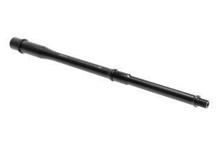 16-inch mid-length 5.56 NATO AR-15 barrel, black.